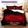FCB logo  Pattern Bedding Quilt Set Quilt Cover Pillowcase Home Decoration Birthday Gift (1 * duvet cover + 2 * pillowcase, without core)