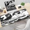 Gaming Mouse Pad Non-slip Mausepad Anime Initial D Keyboard Mats Large Office Deskmat Black And White Art Rubber Mice Pad Carpet