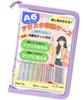 PinezOne Axta Case Axta Storage Collect Book File Oshikatsu Carrying A6 Прозрачный со сменным блоком (Фиолетовый А6)