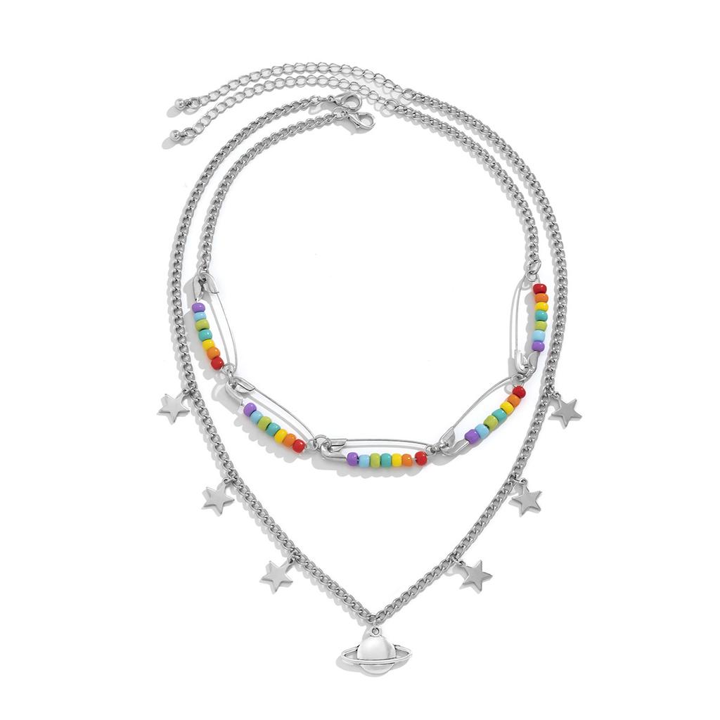 Женское ожерелье с подвеской в ​​виде звезды, модное женское колье-колье, ювелирные изделия, простые женские ювелирные изделия с пятиугольной звездой, подарки