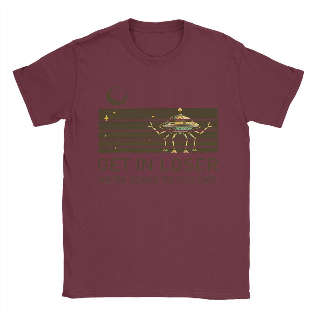 Mens TShirts Project Hail Mary Going to Tau Ceti Unique Cotton Tee Shirt Short Sleeve T Shirt Round Collar Clothes