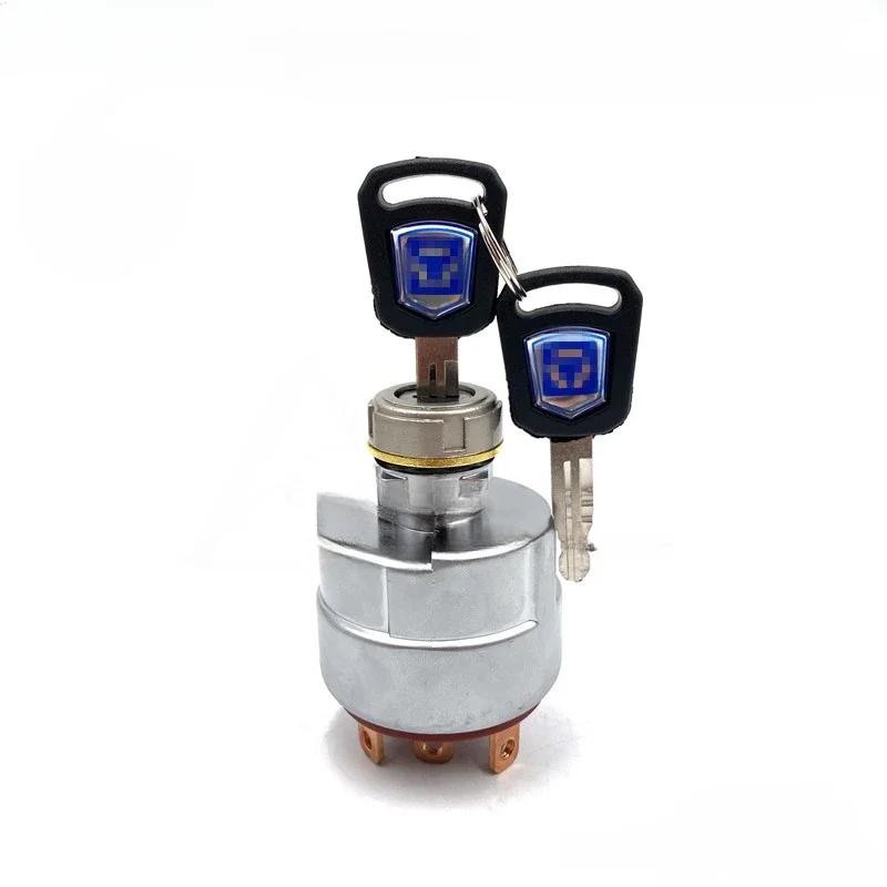 Аксессуары для экскаваторов Замок зажигания Электрический замок двери Замок запуска для XCMG XE15/17/26/60DA/75/135/200/215