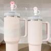 Dust-Proof Cat Paw Straw Cover Spill-Proof Straw Stopper Cup Accessories Straw Topper  30&40 Oz Cup