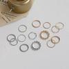 8шт Кольца Геометрический Декор Аксессуар Модный Минималистский Указательный Палец Кольца Ювелирный Аксессуар
