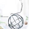 Stainless Steel Round Sphere Feed Dispense Exercise Hanging Hay Ball Guinea Pig Hamster Rabbit Pet Toy