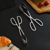 304 Stainless Steel Barbecue Clip Simple Household Kitchen Tools Creative Barbecue Food Steak Tongs Portable Buffet Bread Tongs