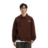 Li Ning Sports Basketball Series Polo Collar Loose Short Cotton Jacket Men Jacket Earth-Brown AJMR021-1