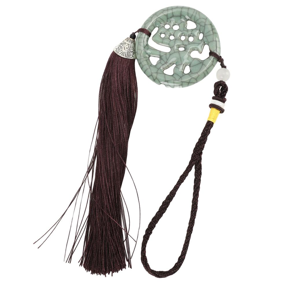 Круглый брелок фарфоровые бусины DIY привлекательный декоративный практичный милый стиль подвесная кисточка