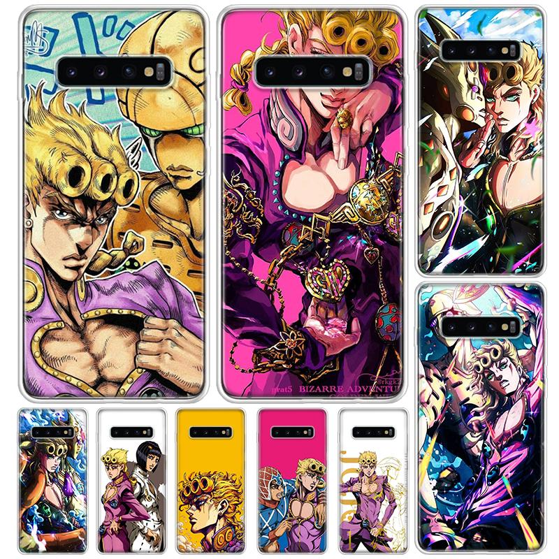 Чехол JoJo Adventure Giorno Giovanna для Samsung Galaxy S8 S9 Plus S10 Lite Note 8 9 10 Pro 20 Ultra S7 Edge M11 M21 M32 M51 Pri