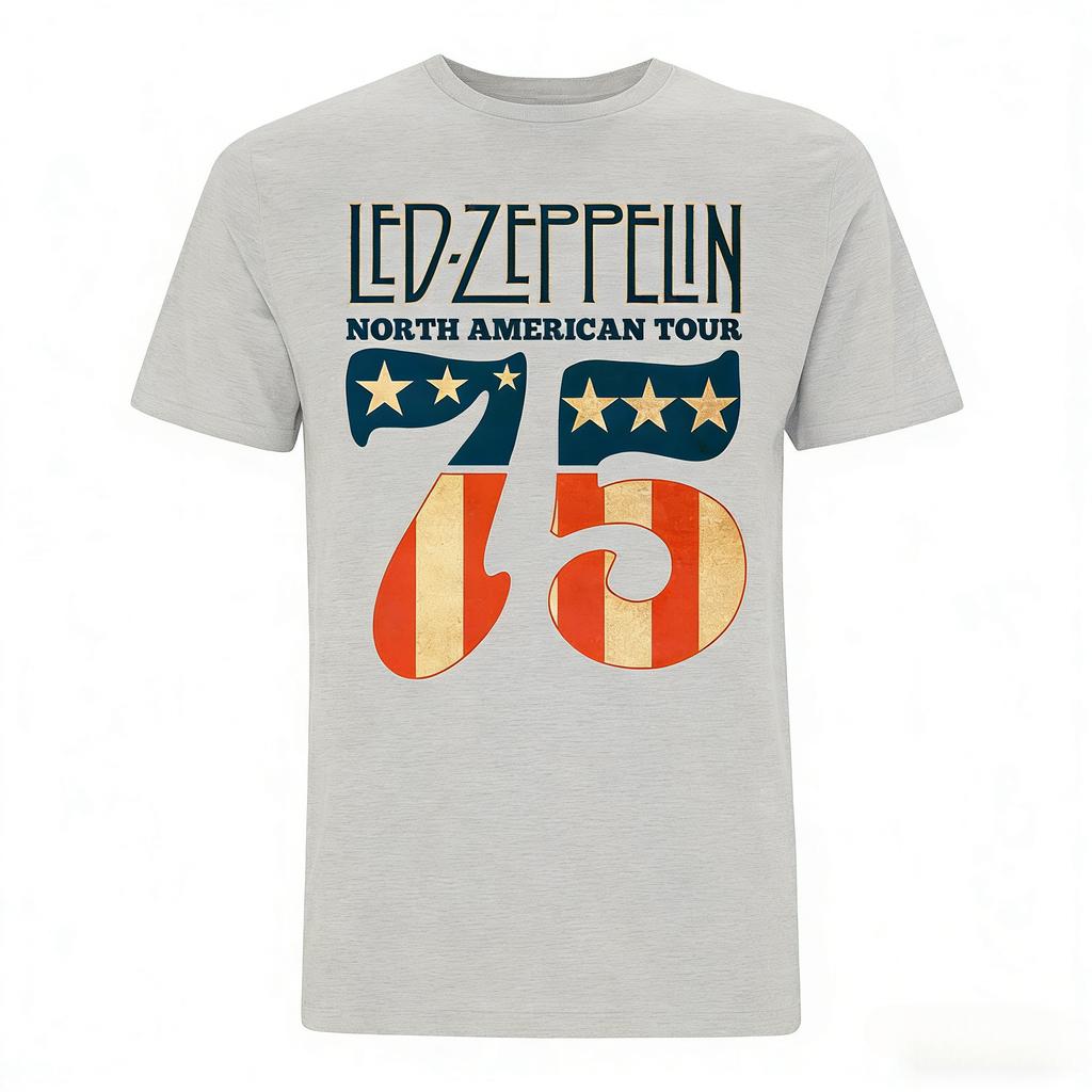 Rock Band Led Zeppelin Unisexs Cotton th Anniversary Graphics Tshirt Summer Spring Women Oversized Hiphop Yk Fashion Tshirt