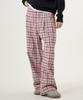 UNKNOWN PLANET Check Elastic Waist Pants Pink