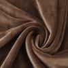 Club Armchair Cover, Velvet, Brown