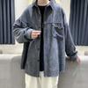 Hong Kong Style Corduroy Long-sleeved Shirt for Men In Spring and Autumn, Popular Korean Version, Loose, Trendy and Versatile, Handsome Shirt Jacket
