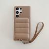 Роскошный чехол-кошелек на шнурке для Samsung Galaxy S21 FE S22 S23 Plus Note 20 Ultra A52 A53 A54 5G Кожаная обложка с узором личи