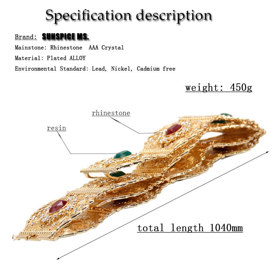 Gold Color Women Dress Belt Bride Wedding Jewelry Crystal Waist Chain Adjust Length