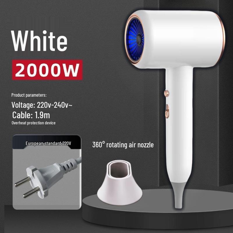 High-Power Cross-Border Salon Hair Dryer with Negative Ion Technology for Hair Care.