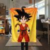 Son Goku and Son Goten  Print Flannel Blanket, High quality Comfortable for All Seasons, Home Decor, Warmth and Comfort