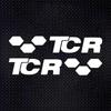 2 шт. Универсальная виниловая наклейка TCR для тюнинга автомобиля, декоративная наклейка на бок автомобиля, соты, наклейки на кузов автомобиля