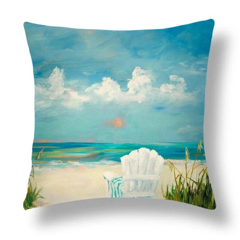 Bedroom Home Decor  Pillowcase Abstract Geometric Cushion Cover Orange Yellow Brown