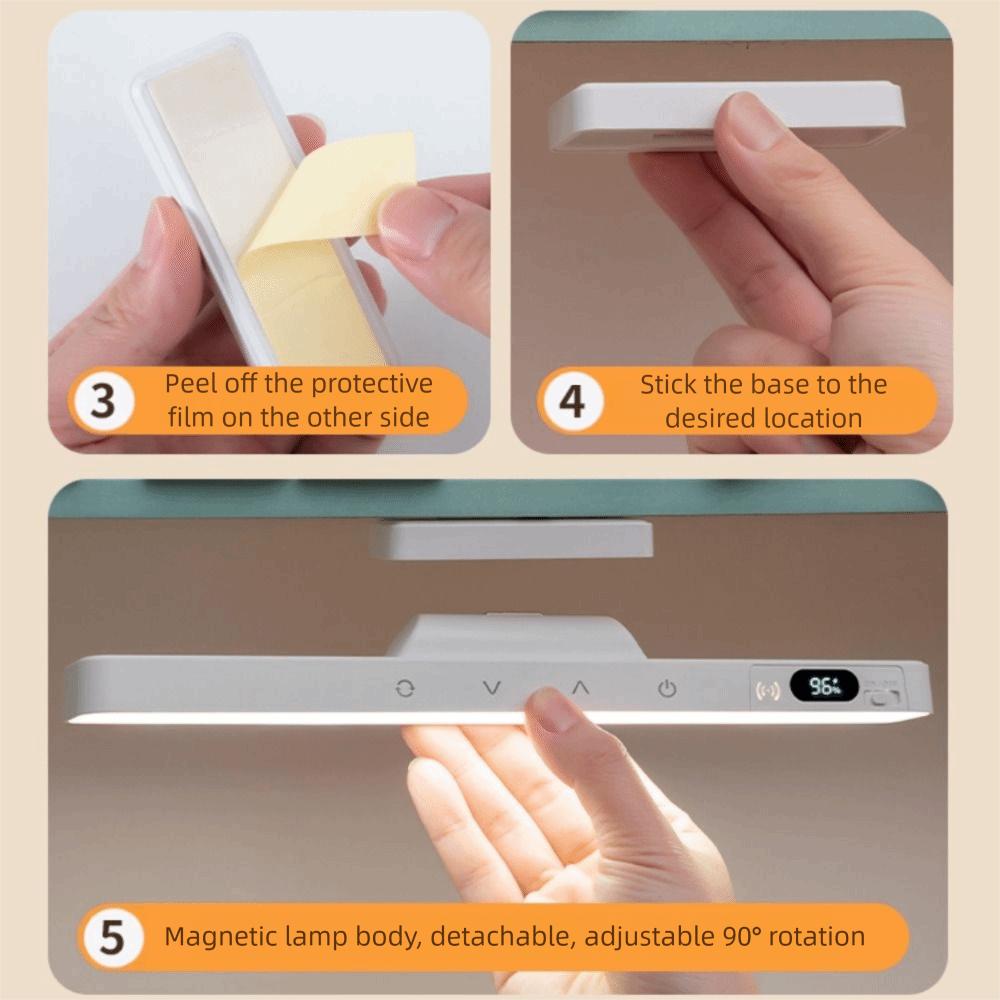 Eye Protection Magnetic Desk Lamp Rechargeable Reading Table Lamp Cabinet Closet Wardrobe