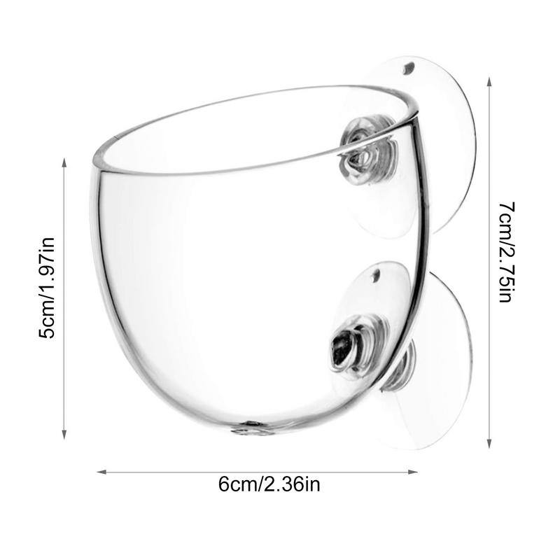 Аквариумный горшок для растений, стеклянный цилиндрический стакан с присосками для выращивания семян водных растений, коралловый мох, украшение для аквариума