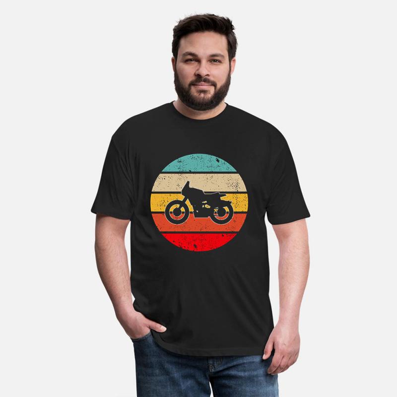 0415 Retro Motorcycle Gift t shirt for Cafe Racer Full Of Spee Graphic clothes 100 cotton printed tee All size Tops S6XL
