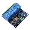 12 В постоянного тока ESP8266, 4-канальная релейная плата ESP-01, модуль WIFI для умного дома, интеллектуальная мебель, 4-канальный релейный модуль WIFI