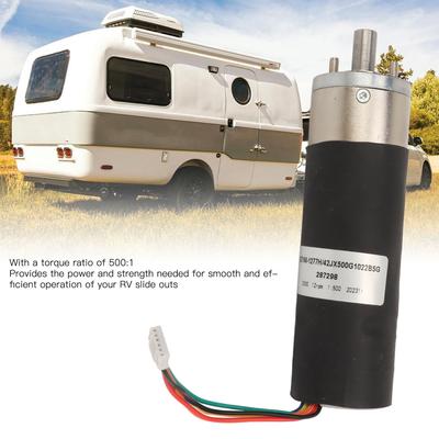 12V DC In Wall Slide Out Motor 287298 500:1 High Torque Rugged 12rpm Motor Assembly for Travel Trailer Camper