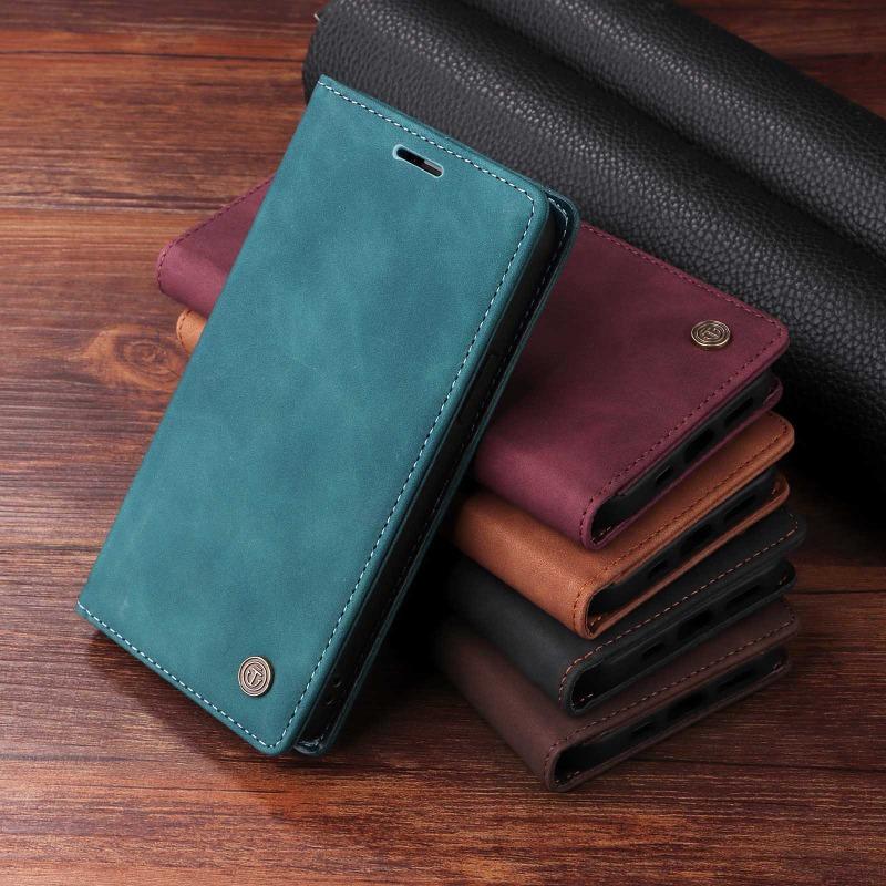 Vintage Leather Flip Case for Samsung Galaxy A15 A54 A34 A24 A14 A05S A32 A22 A23 A73 A53 A52S A71 A51 M32 5G M22 Wallet Card Slot Book Stand Cover