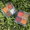 4 Colors Mini Eyeshadow Palette Waterproof Shimmer Matte Eyeshadow Palette Eye Makeup Cosmetic