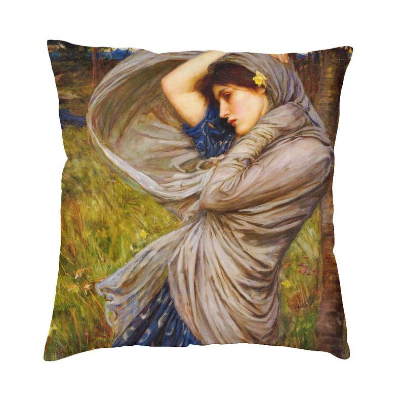 John William Waterhouse The Soul Of The Rose Pillow Case 45x45cm Decor Home Vintage Oil Painting Chair Cushion Square Pillowcase