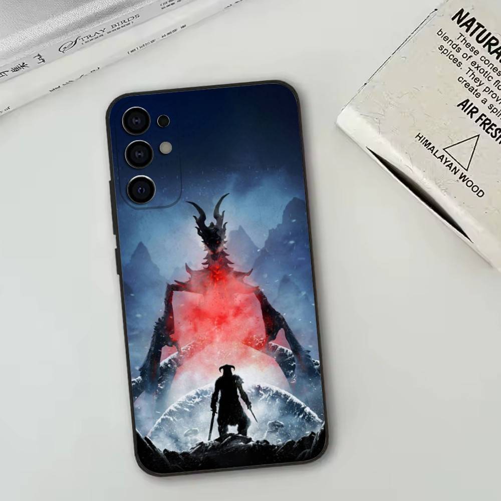 Dragonborn Phone Case For Samsung S25,S24,S21,S22,S23,S30,Ultra,S20,Plus,Fe,Soft Silicone Black Cover
