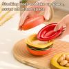 Hamburger Appetizer Plates Set 6-Layer Mini Plate Sets for Dessert Sauces Dip Stackable Serving Dishes for Snacks Sushi Parties