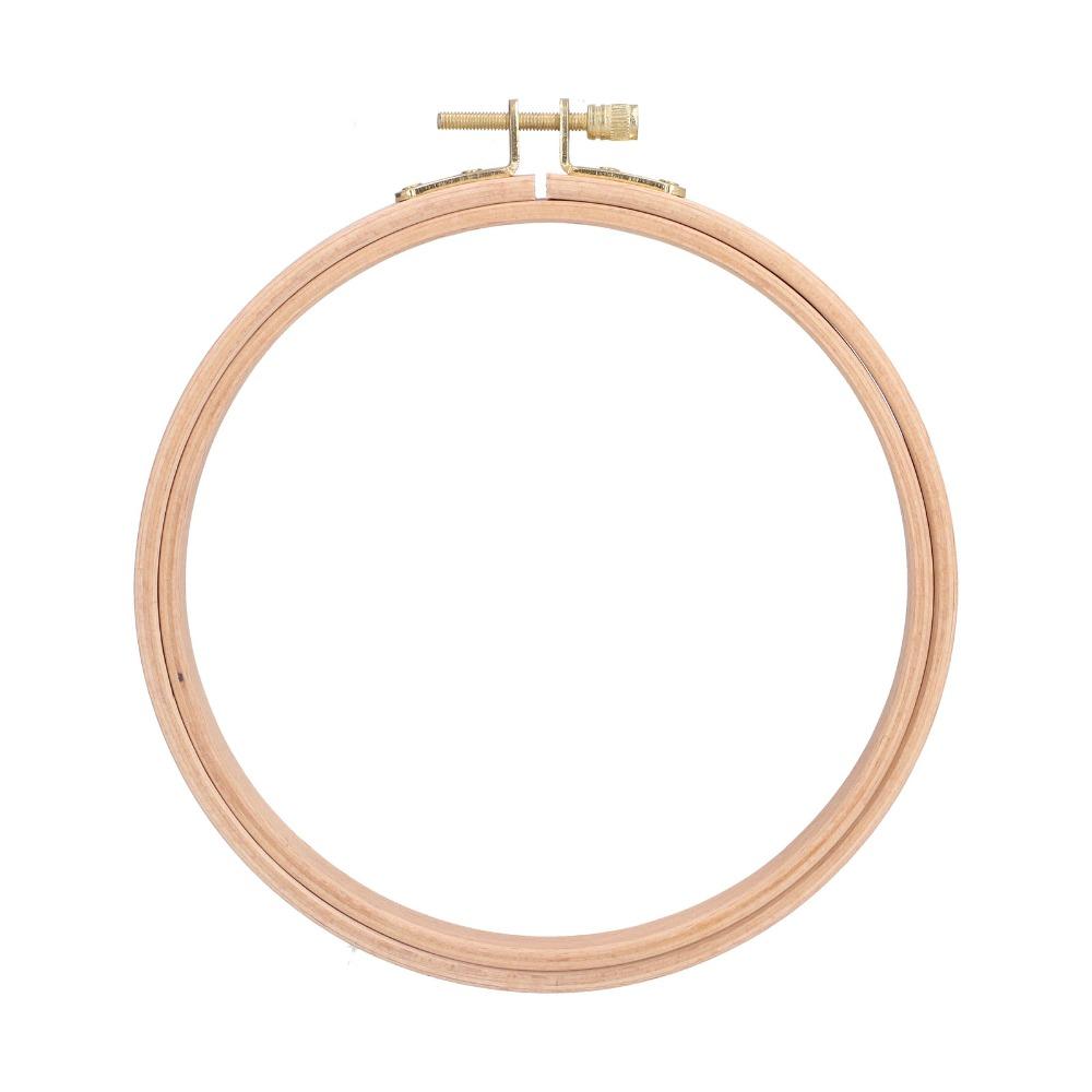 2pcs Round Shape Cross Stitch Hoop 6 Inch Embroidery Frame Durable Embroidery Hoop For Art Craft