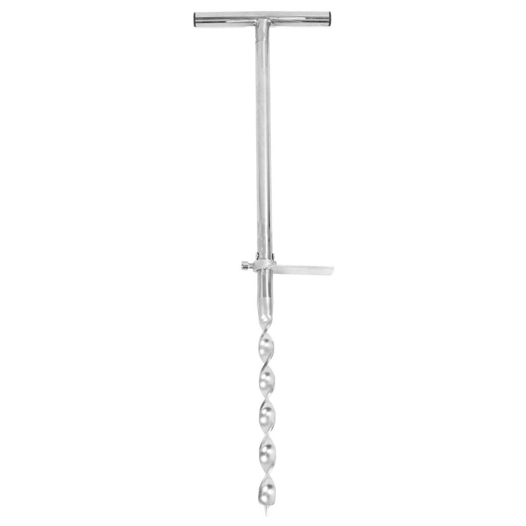 Набор для отбора проб почвы из керна, почвенный зонд из нержавеющей стали с Т-образной рукояткой и 2 пакетами для образцов для необработанных и не сухих почв