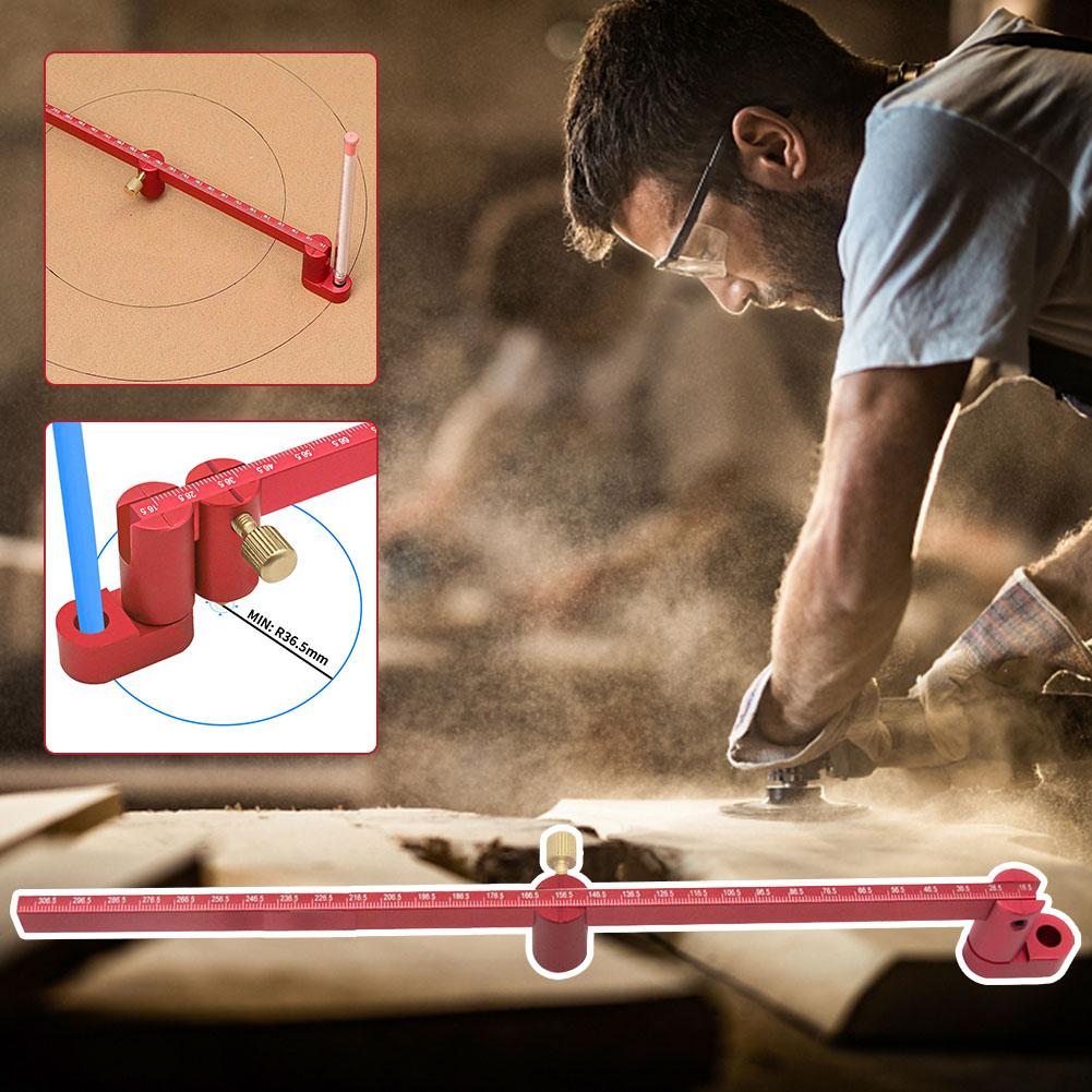 300 мм деревообрабатывающий разметочный калибр центроискатель линейка линейка круг для токарных работ по дереву токарный станок Bo Y7C0