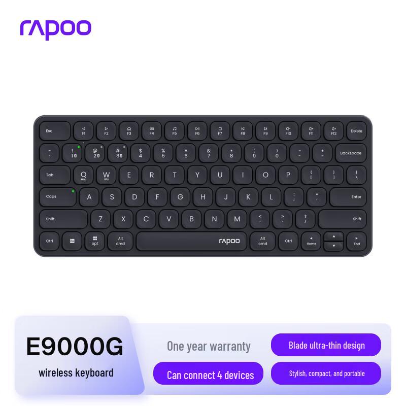 Rapoo E9000G Multi-Mode Wireless Keyboard