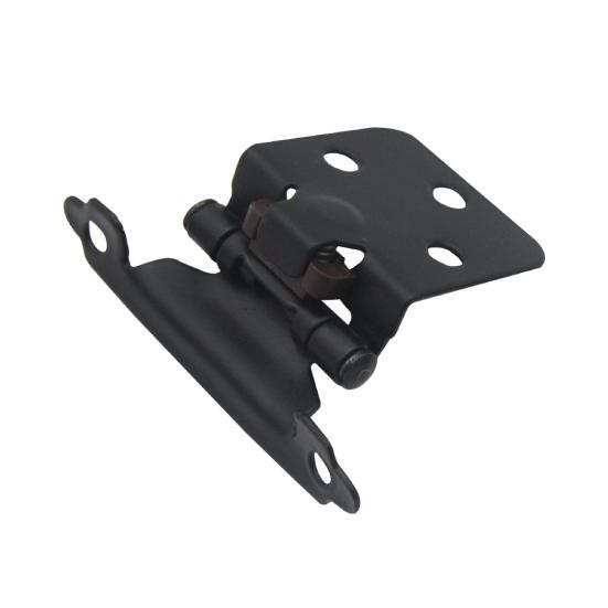 4/8 шт. петли для шкафа, холоднокатаная сталь, кухонные полускрытые петли, дверной бампер, заподлицо с креплением на лицо, фурнитура для шкафа