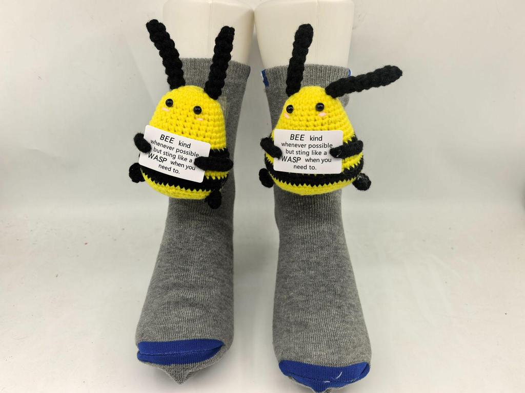 Уютные рождественские вязаные носки с животными - Теплые и милые для осени и зимы