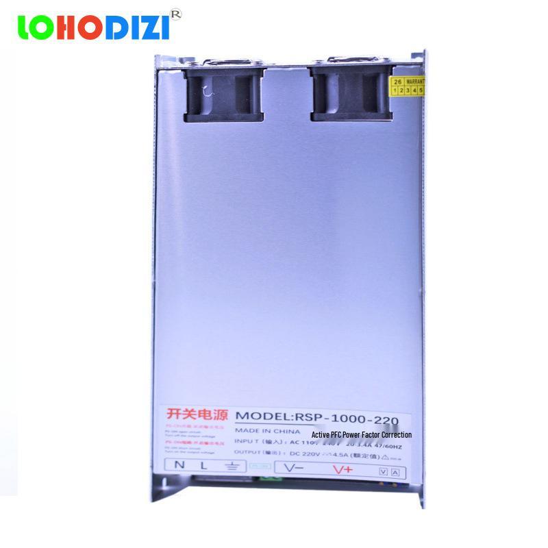 Ultra-thin 1U Active PFC Switching Power Supply, 1000W/1200W, 220V/250V/180V/160V