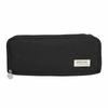 Spacious Interior Double Window Pencil Case Solid Color Solid Color Pencil Pouch  Travel Organize
