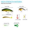 Fishing Lure Set 56pcs Hard Soft Baits Lead Jig Hooks Spinnerbaits Minnow Earthworm Freshwater Saltwater
