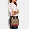 New COACH Dempsey Cow Leather Tote Bag, Shopping Bag, Crossbody Bag, Handbag Trumpets Women's Khaki Monogram CC424-IME7V
