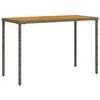 VidaXL Table de Jardin avec Dessus en Bois d'Acacia, Table à Manger, Table de Repas, Meuble de Patio Balcon Terrasse 365076