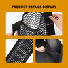 For S1 Car Rear Trunk Net Mesh Elastic Nylon Back Cargo Storage Organizer Holder Auto Accessories GR MN Corolla Yaris Aygo JH0