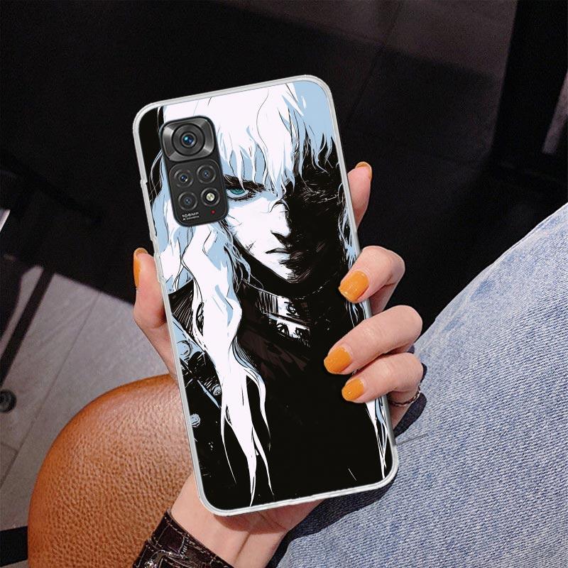 Черно-белый чехол G-Guts B-Berserks для Phnoe Case для Xiaomi Redmi Note 15 14 14S 13 Pro Plus 12 12S 11S 11E 10S 10 11T 5G