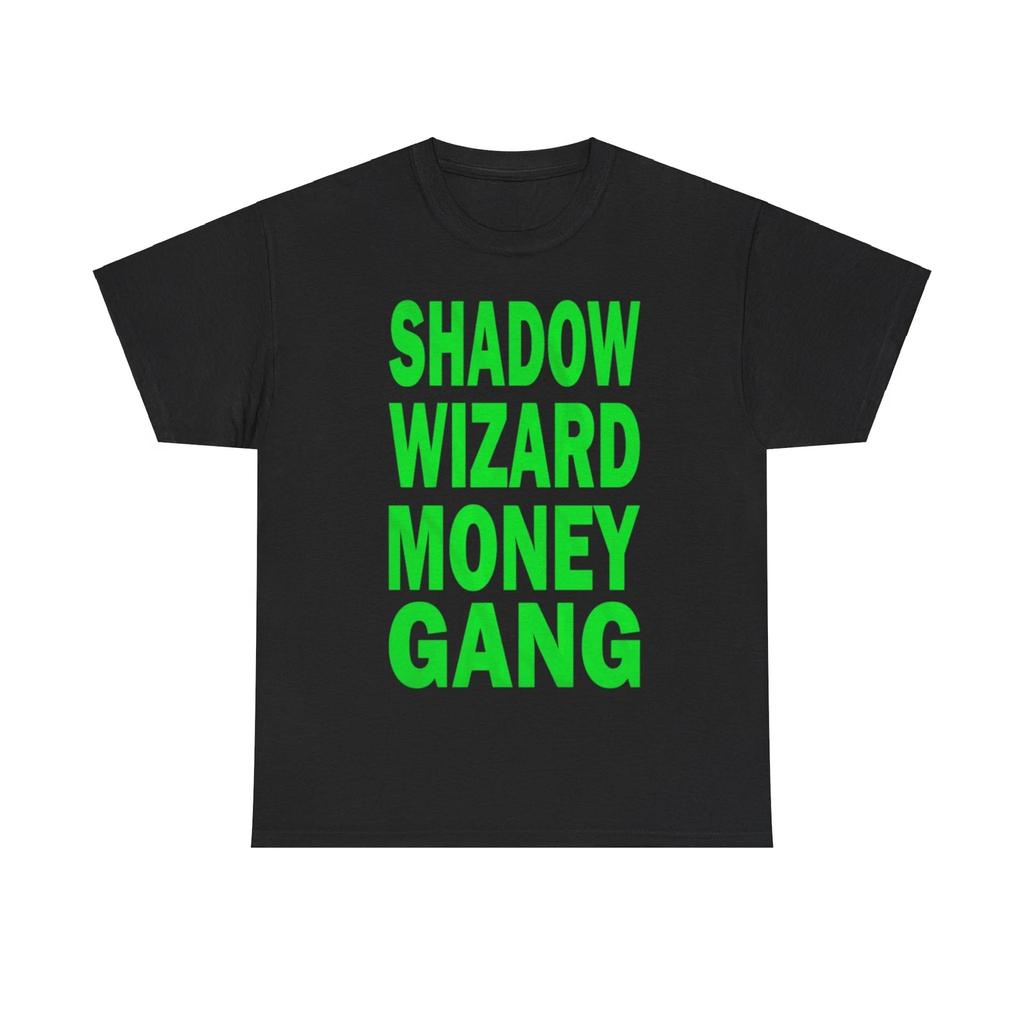 Футболка с принтом Shadow Wizard Money Gang DJ Smokey Tee Мерч Мы Любим Колдовать