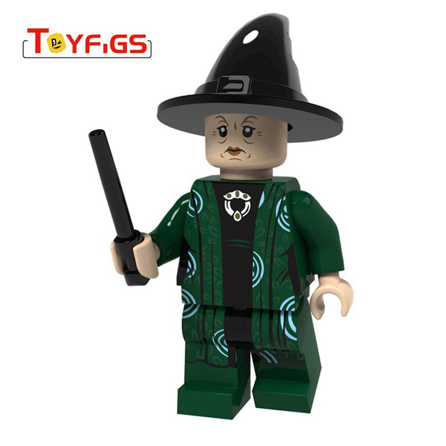 Фигурки Харри Поттера Фантастические твари Рубеус Добби Финниган Гермиона Кирпичи Модель Конструкторы Игрушки 