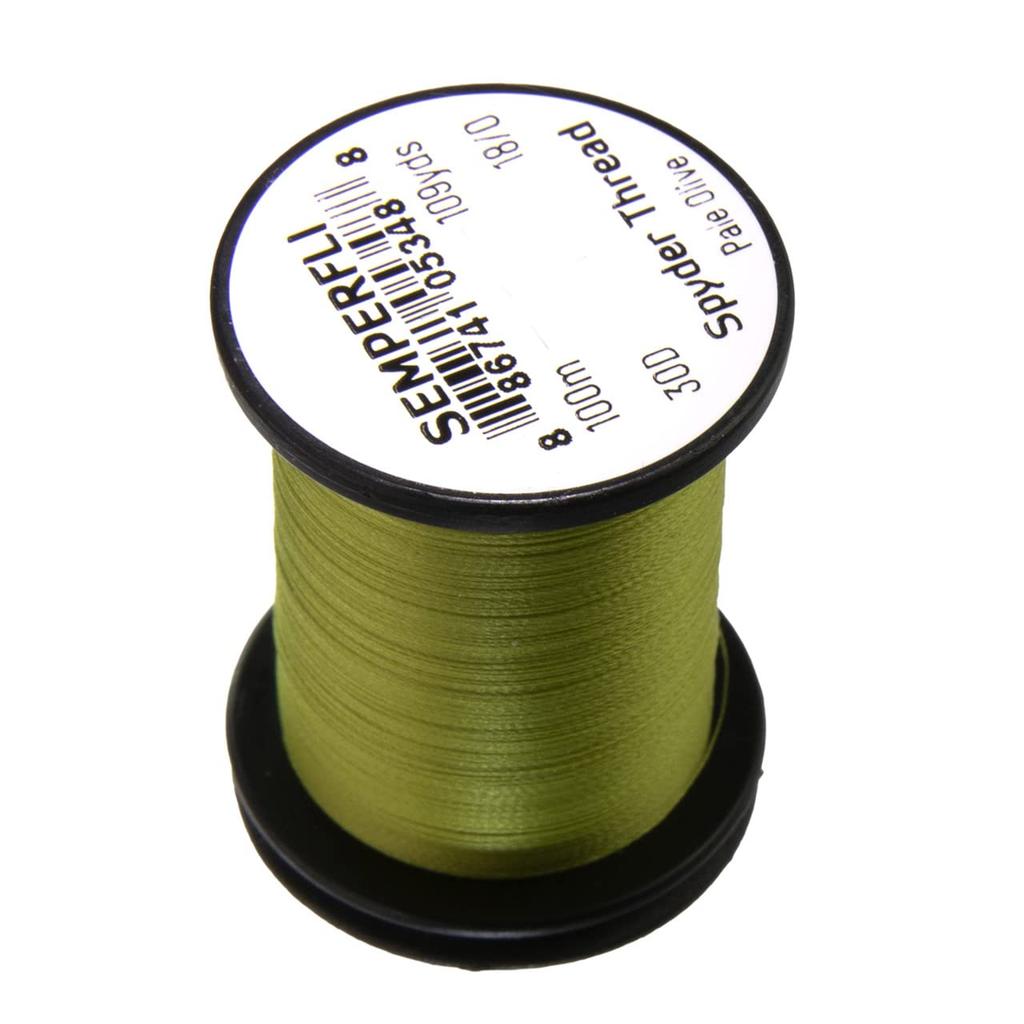 TIEMCO Semperfly Spider Thread 180 Pale Olive