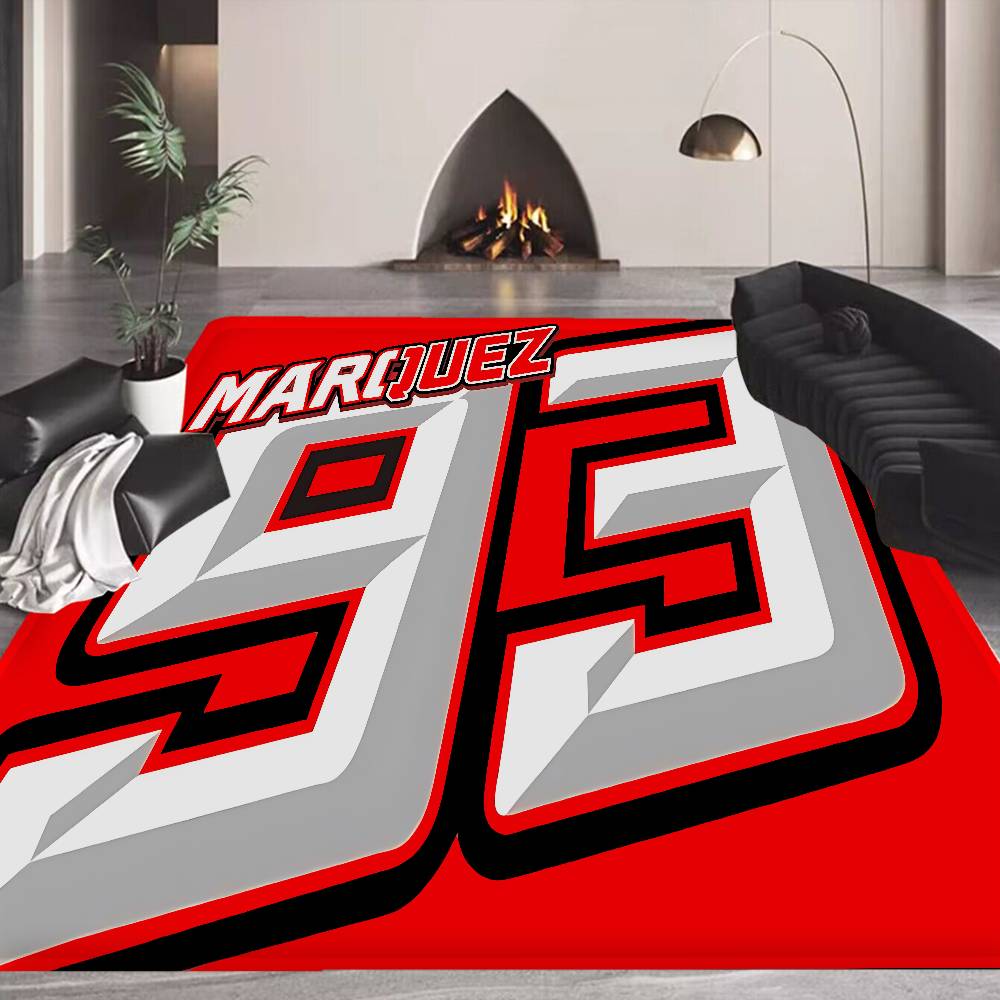 M-Marquezs-s 93 Logo Entrance Door Mat Washable Non-Slip Living Room Sofa Chairs Area Mat Kitchen Welcome Doormat